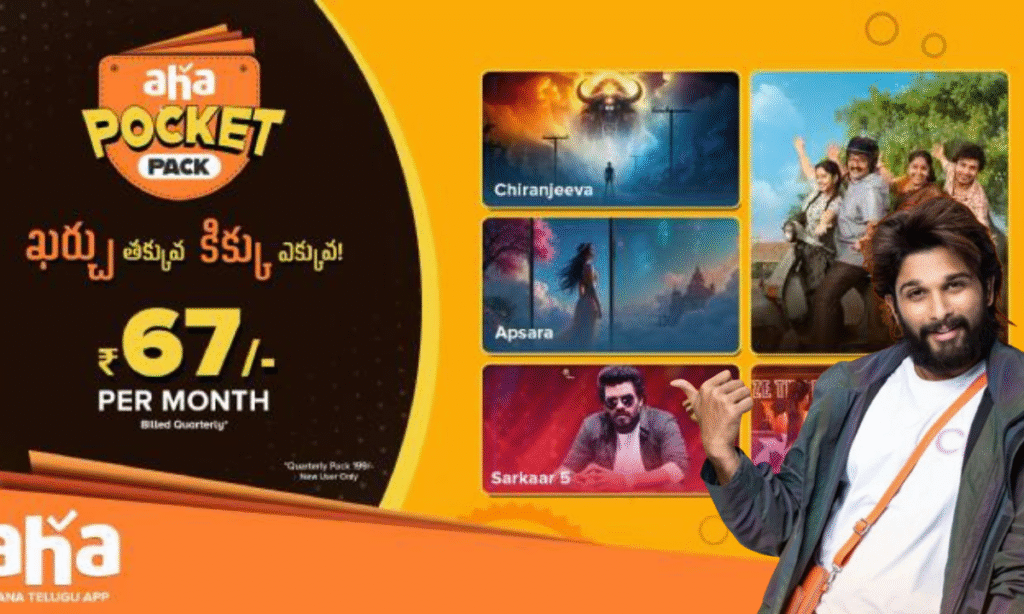 Aha’s ₹67 Pocket Pack: How Telugu OTT Is Getting Cheaper Than Ever
